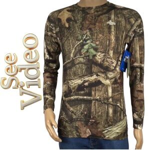 👛 (ANY 2/$25) STARTER Mossy Oak Camouflage Pull On Top NWT